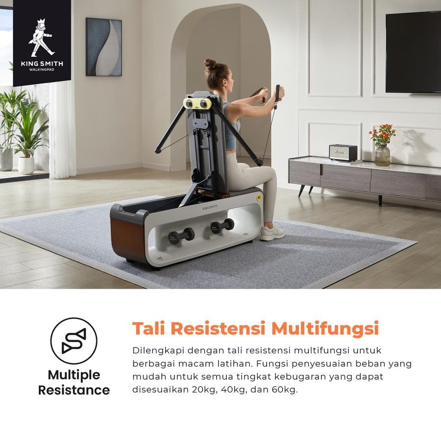 GYM BENCH KINGSMITH KURSI FITNESS MULTIFUNGSI ALL IN ONE