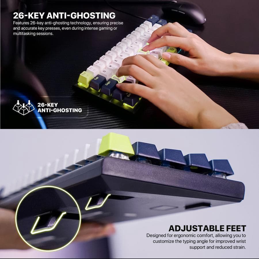 KEYBOARD FANTECH ATOM63 60% MECHANICAL MORI EDITION MK874V2
