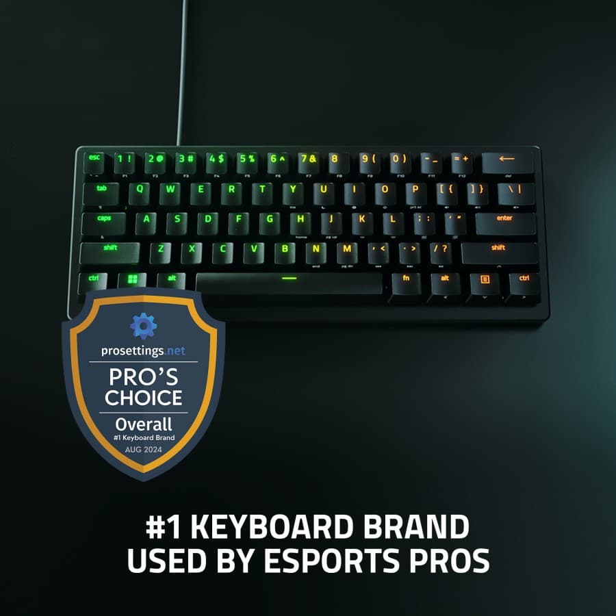KEYBOARD RAZER HUNTSMAN V3 PRO TENKEYLESS (TKL) WHITE RAPID TRIGGER