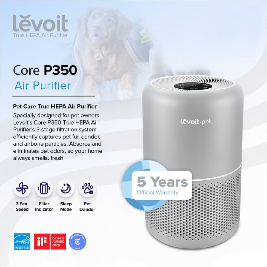 AIR PURIFIER LEVOIT CORE P350 PET CARE HEPA H13 FILTER ORIGINAL