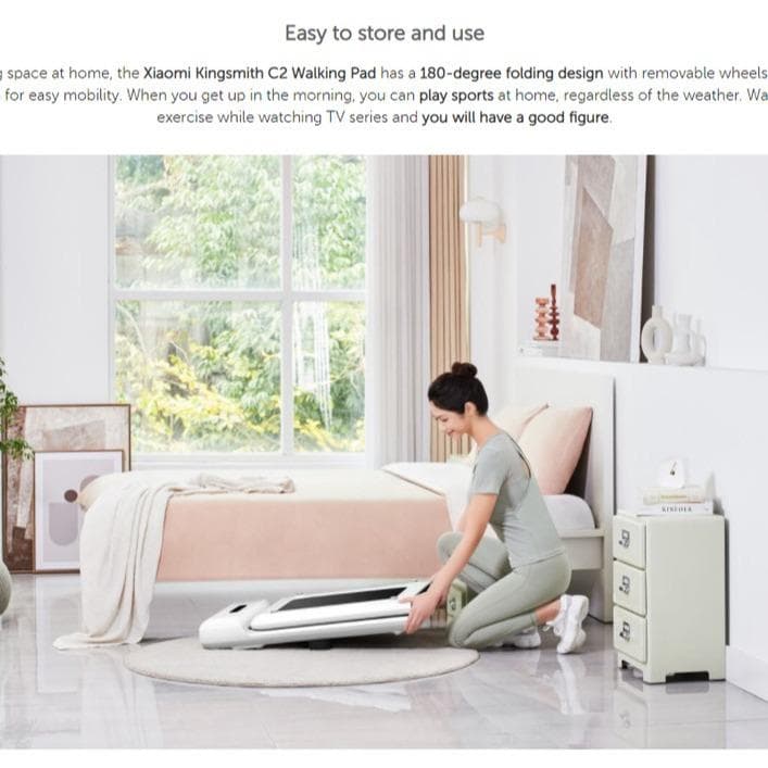 KINGSMITH WALKINGPAD C2 SMART COLORFUL FOLDABLE TREADMILL MAX SPEED 6Km/h