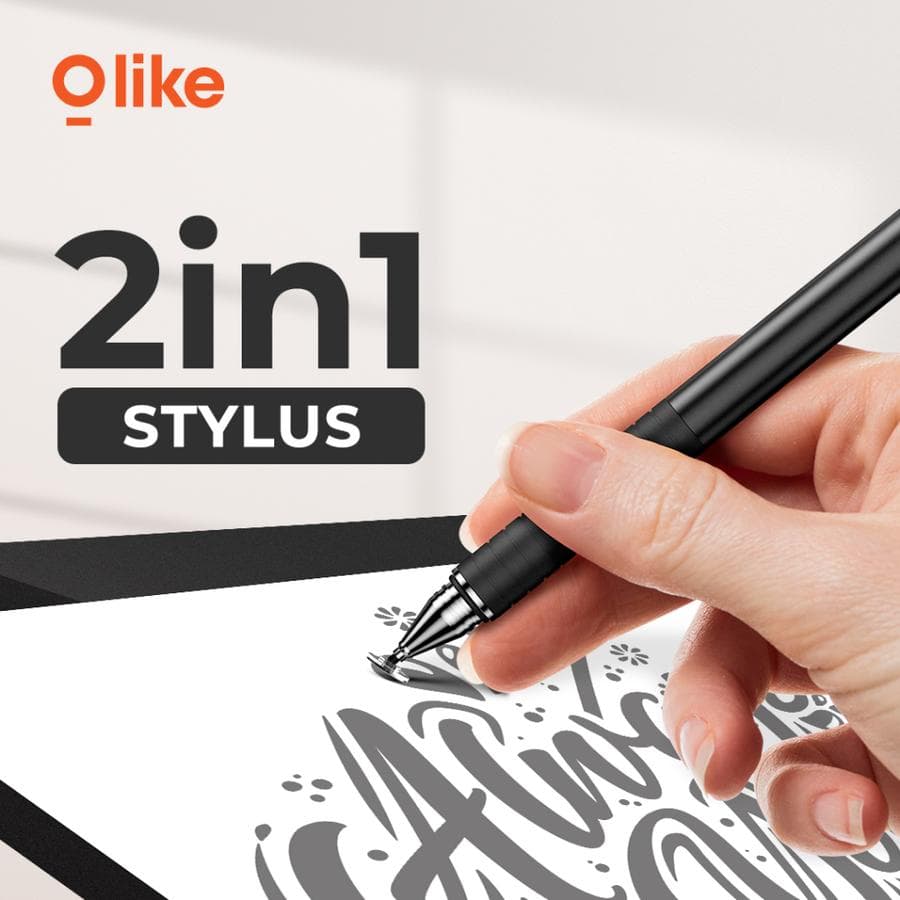 PEN STYLUS OLIKE PN1 2in1 UNIVERSAL STYLUS PEN CAPACITIVE TOUCH SCREEN TAB