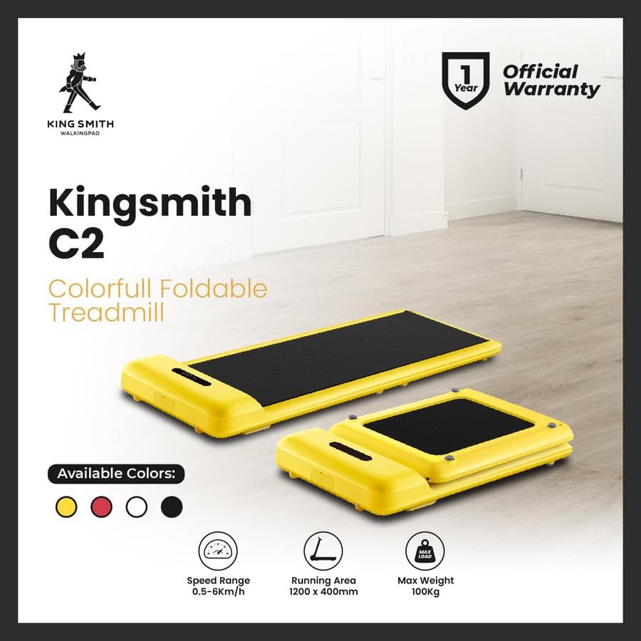 KINGSMITH WALKINGPAD C2 SMART COLORFUL FOLDABLE TREADMILL MAX SPEED 6Km/h