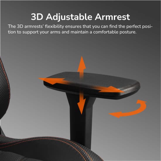 KURSI GAMING COUGAR ARMOR EVO S SERIES ADJUSTABLE HAND REST WITH FOOTREST SUPPORT