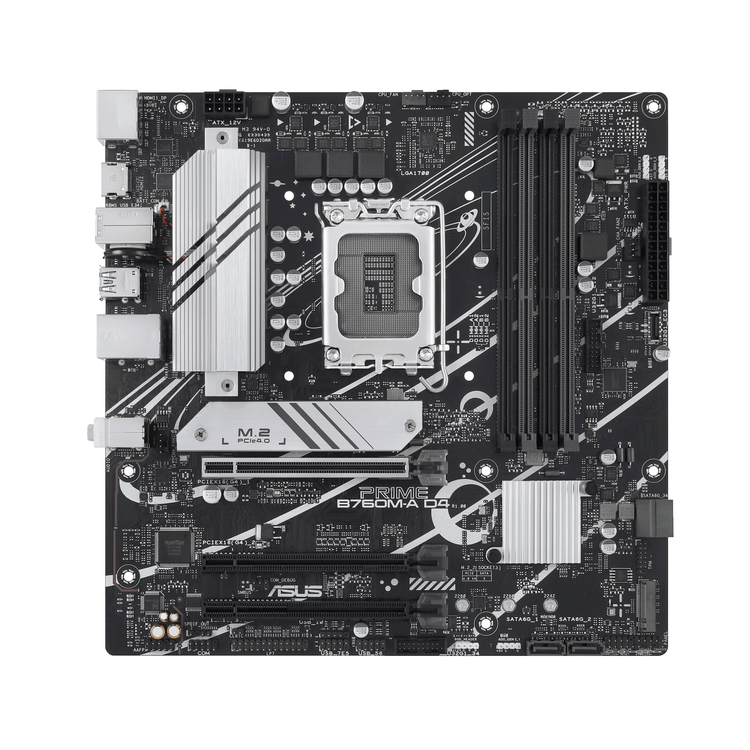 MOTHERBOARD ASUS PRIME B760M-A D4 LGA1700 DDR4 - mATX