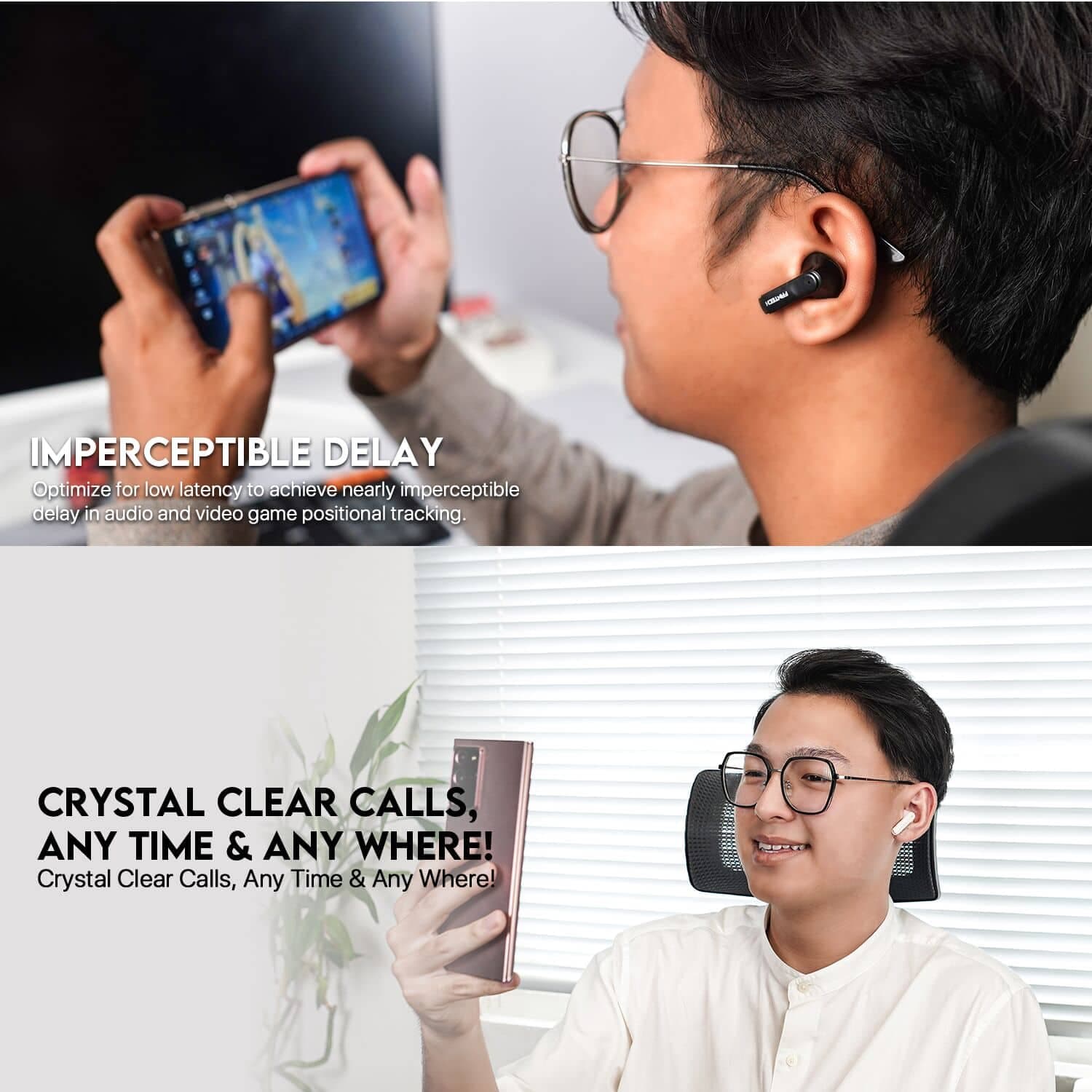 TWS FANTECH WAVE TW11V2 WIRELESS EARPHONE BLUETOOTH
