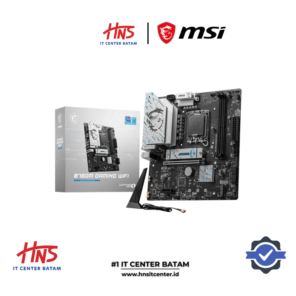 MOTHERBOARD MSI B760M GAMING WIFI LGA1700 DDR5 - mATX
