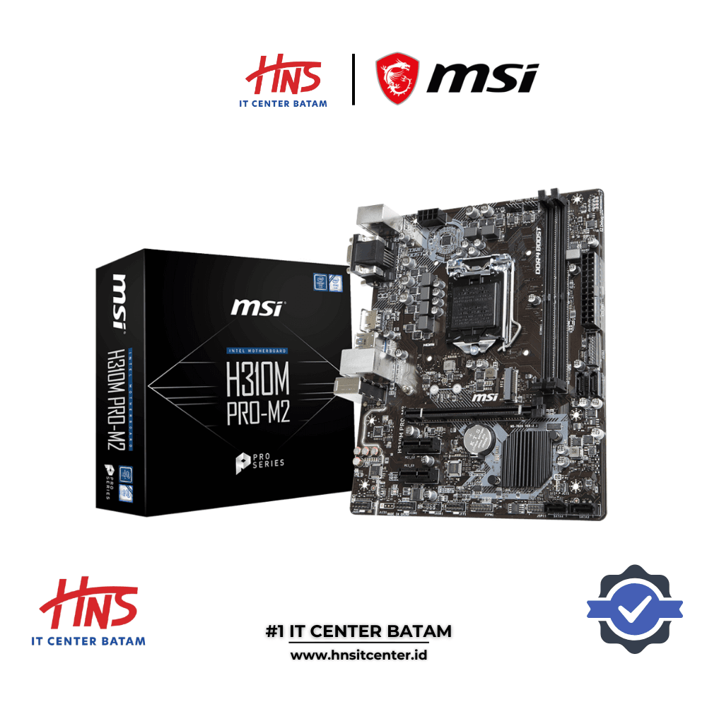 MOTHERBOARD MSI H310M PRO-M2 LGA1151 DDR4 - mATX