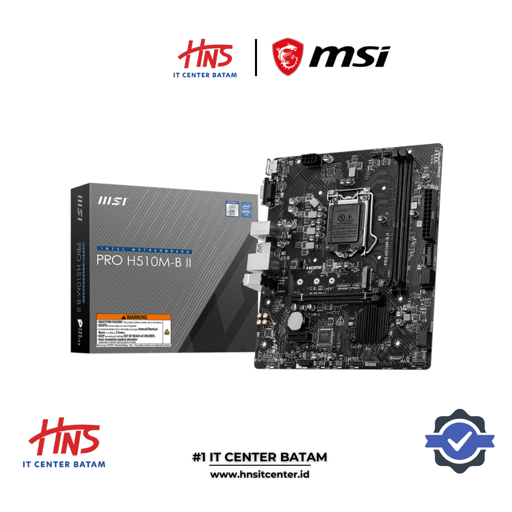 MOTHERBOARD MSI PRO H510M-B II LGA1200 DDR4 - mATX