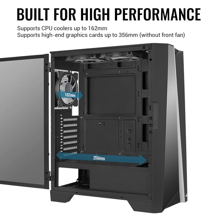 CASING AEROCOOL MIRAGE MID TOWER INFINITY MIRROR RGB - ATX