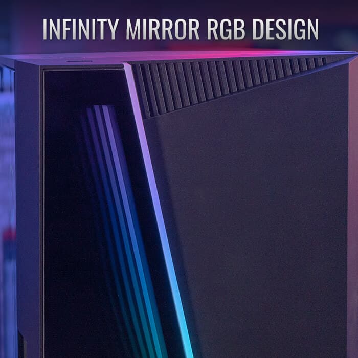 CASING AEROCOOL MIRAGE MID TOWER INFINITY MIRROR RGB - ATX