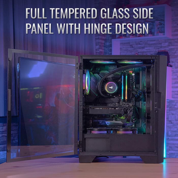 CASING AEROCOOL MIRAGE MID TOWER INFINITY MIRROR RGB - ATX