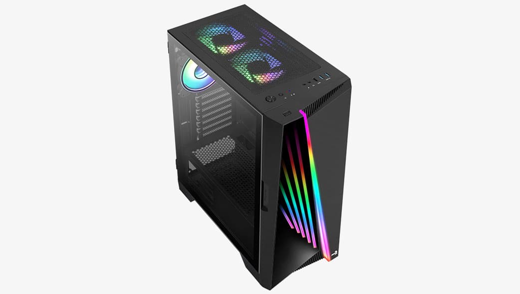 CASING AEROCOOL MIRAGE MID TOWER INFINITY MIRROR RGB - ATX