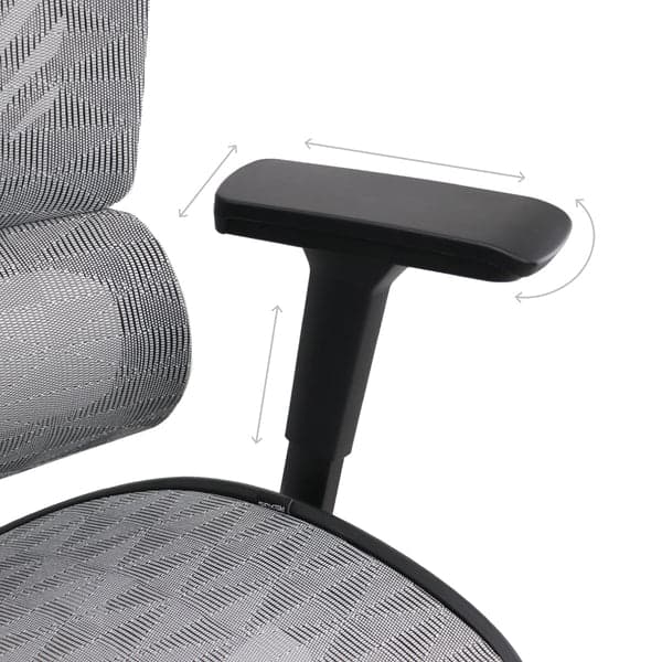 KURSI REXUS NC5 ERGONOMIC OFFICE CHAIR WITH FOOTREST