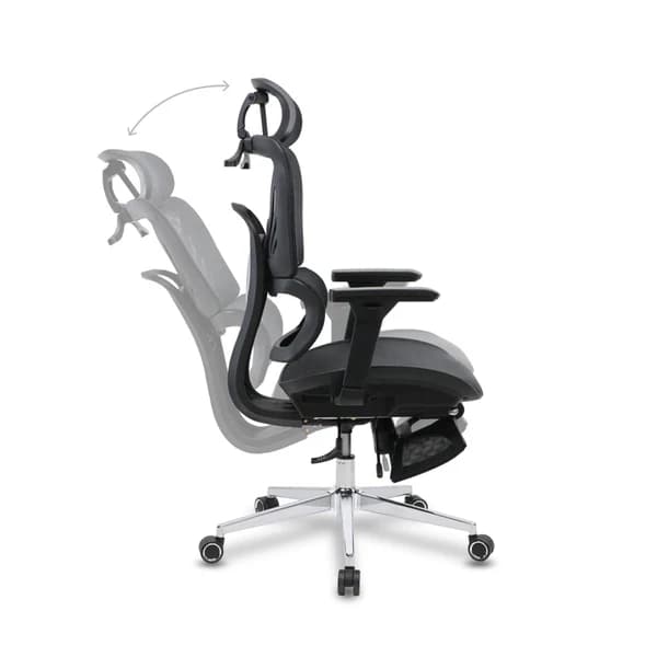 KURSI REXUS NC5 ERGONOMIC OFFICE CHAIR WITH FOOTREST