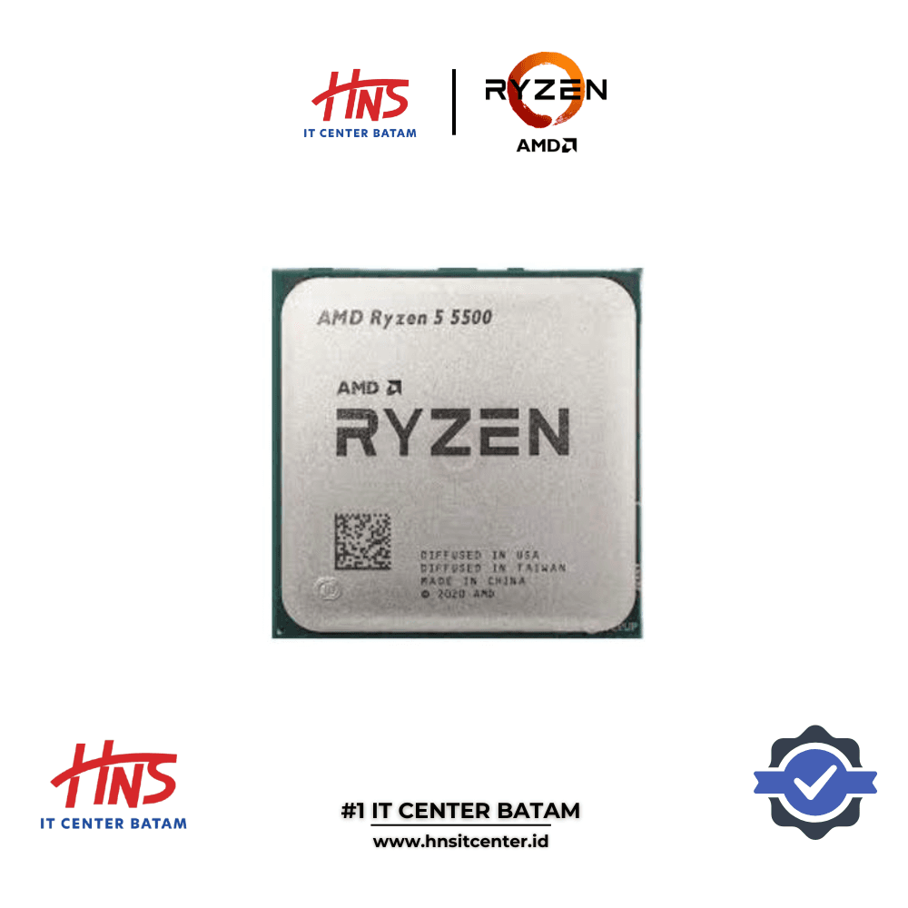 PROCESSOR AMD RYZEN 5 5500 3.6 Ghz AM4 TRAY