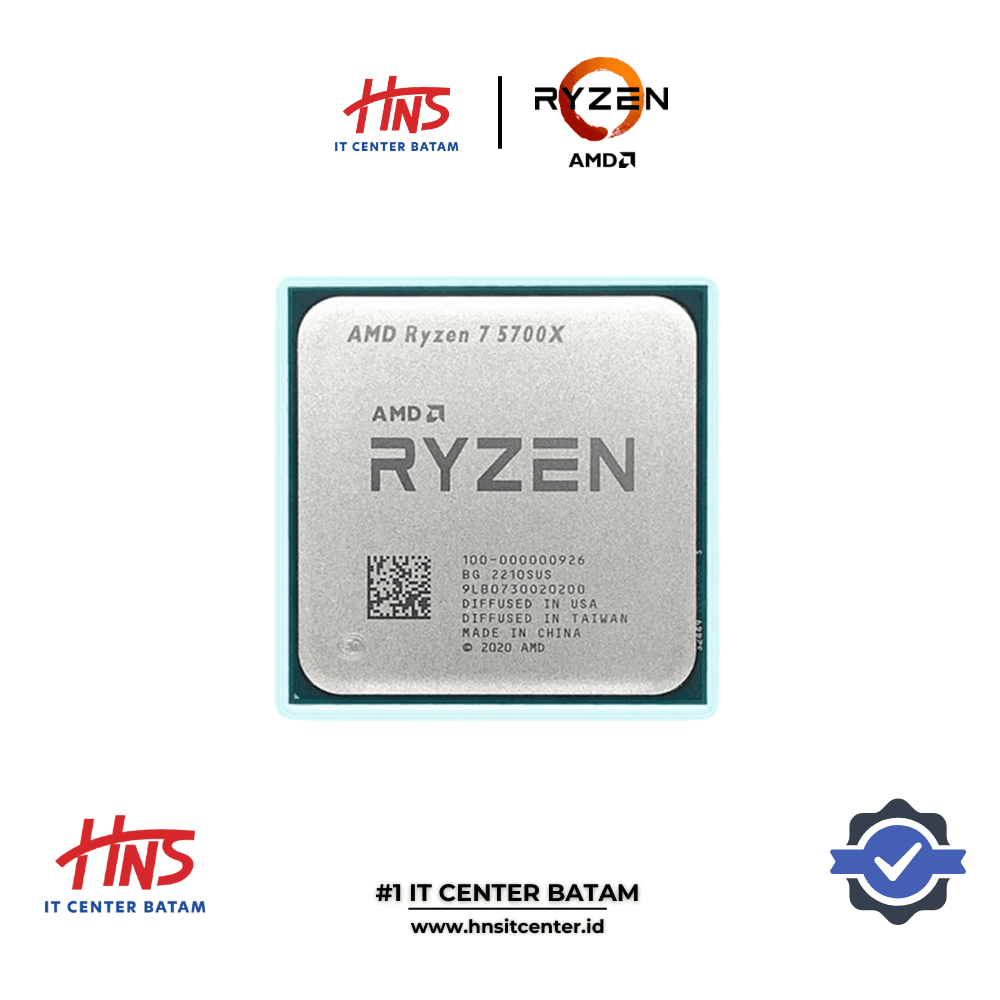 PROCESSOR AMD RYZEN 7 5700X AM4 TRAY