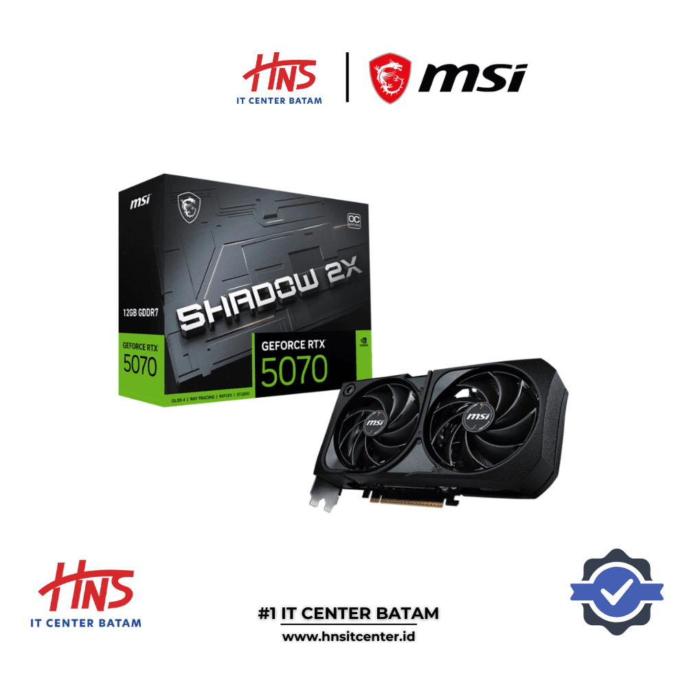 VGA CARD MSI RTX 5070 12GB SHADOW 2X OC GDDR7
