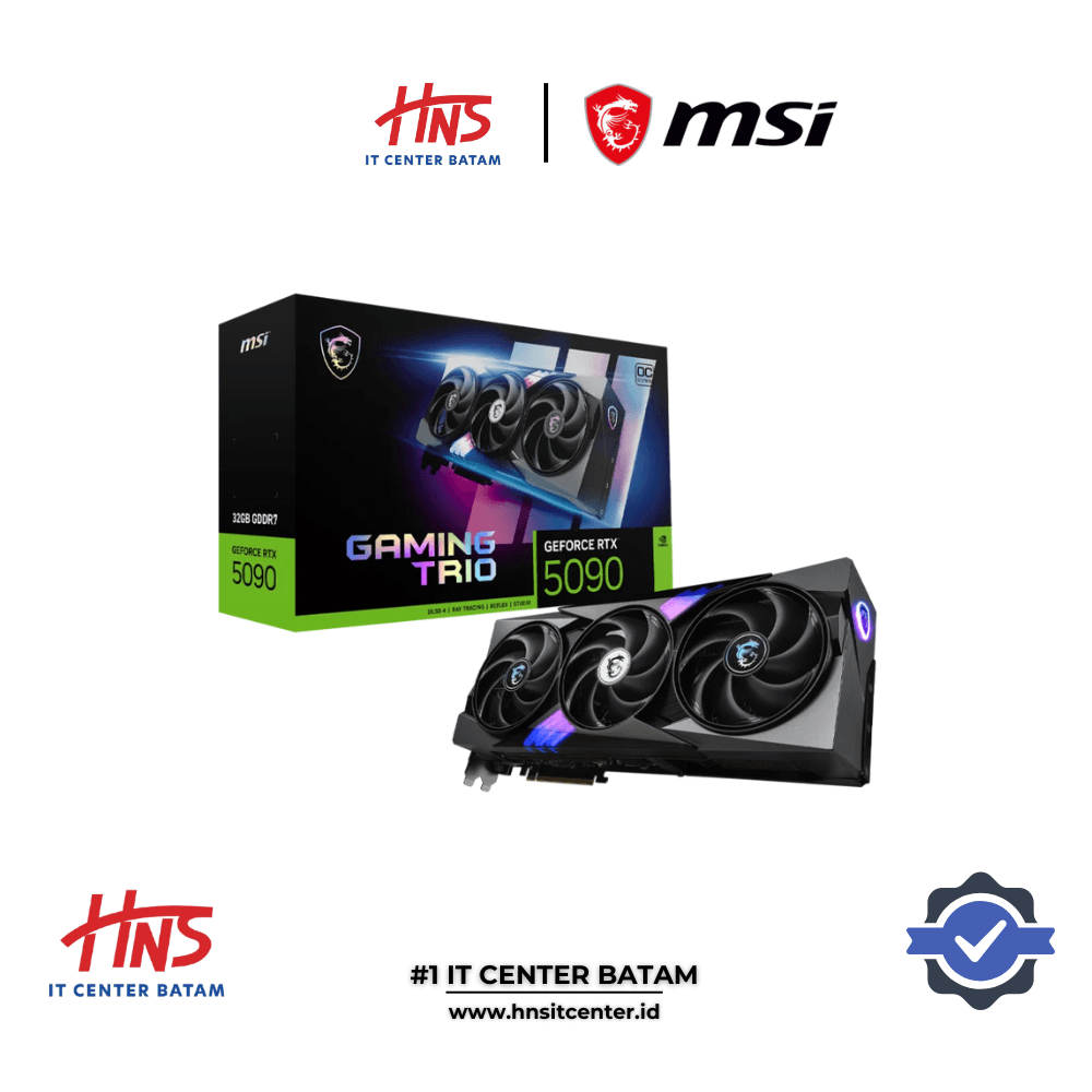 VGA CARD MSI RTX 5090 32GB GAMING TRIO OC GDDR7