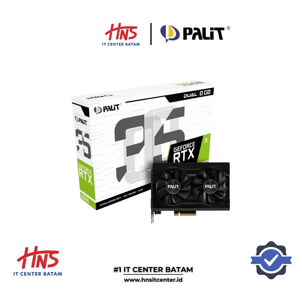 VGA CARD PALIT RTX 3050 8GB DUAL GDDR6