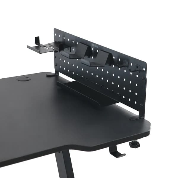 BUNDLE 3-IN-1 MEJA GAMING REXUS OMNI RXB-147 INCLUDE PEGBOARD & MONITOR ARM BRACKET