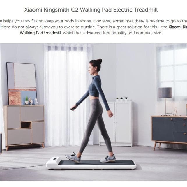 KINGSMITH WALKINGPAD C2 SMART COLORFUL FOLDABLE TREADMILL MAX SPEED 6Km/h