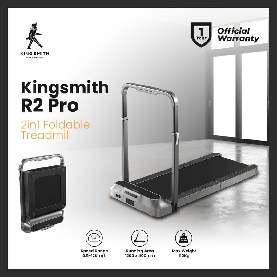 KINGSMITH WALKINGPAD R2 PRO SMART FOLDABLE TREADMILL MAX SPEED 12Km/h