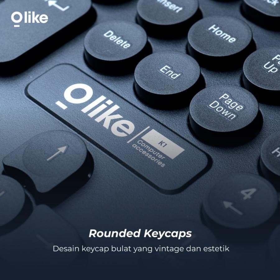 KEYBOARD OLIKE K1 WIRED KEYBOARD USB 1.5M