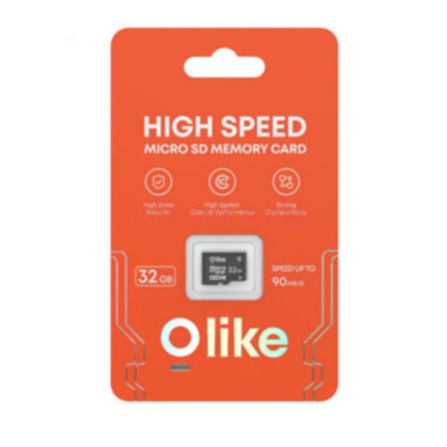 MICRO SD OLIKE TF SERIES 4GB-128GB MEMORY CARD HIGH SPEED - (TF04 / TF08 / TF16 / TF64 / TF128)