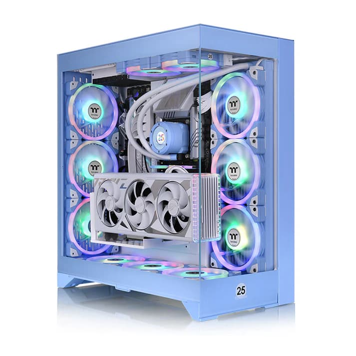 CASING THERMALTAKE CTE E600 MX MID TOWER - EATX — Hydrangea Blue