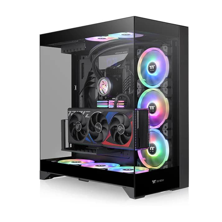 CASING THERMALTAKE CTE E550 TG MID TOWER - EATX — Black