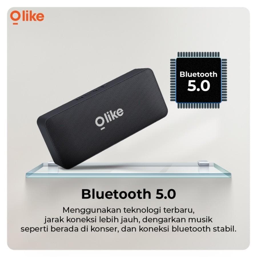 SPEAKER OLIKE OBS-110 WIRELESS PORTABLE BLUETOOTH 5.0 USB TF MICROSD
