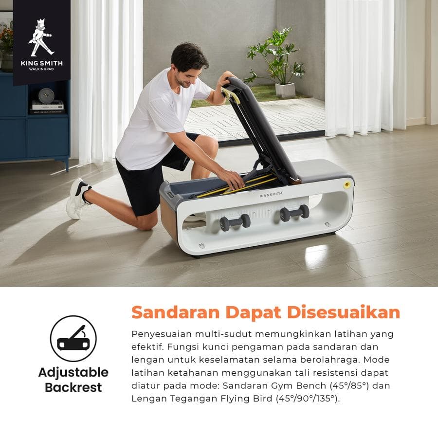 GYM BENCH KINGSMITH KURSI FITNESS MULTIFUNGSI ALL IN ONE