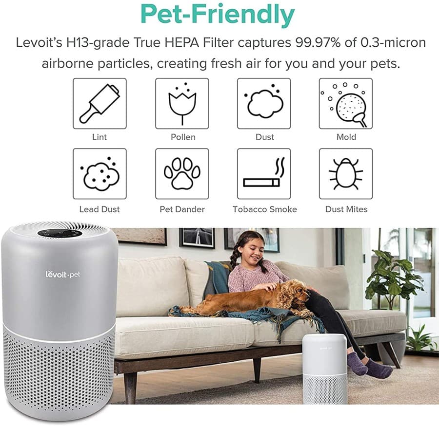 AIR PURIFIER LEVOIT CORE P350 PET CARE HEPA H13 FILTER ORIGINAL