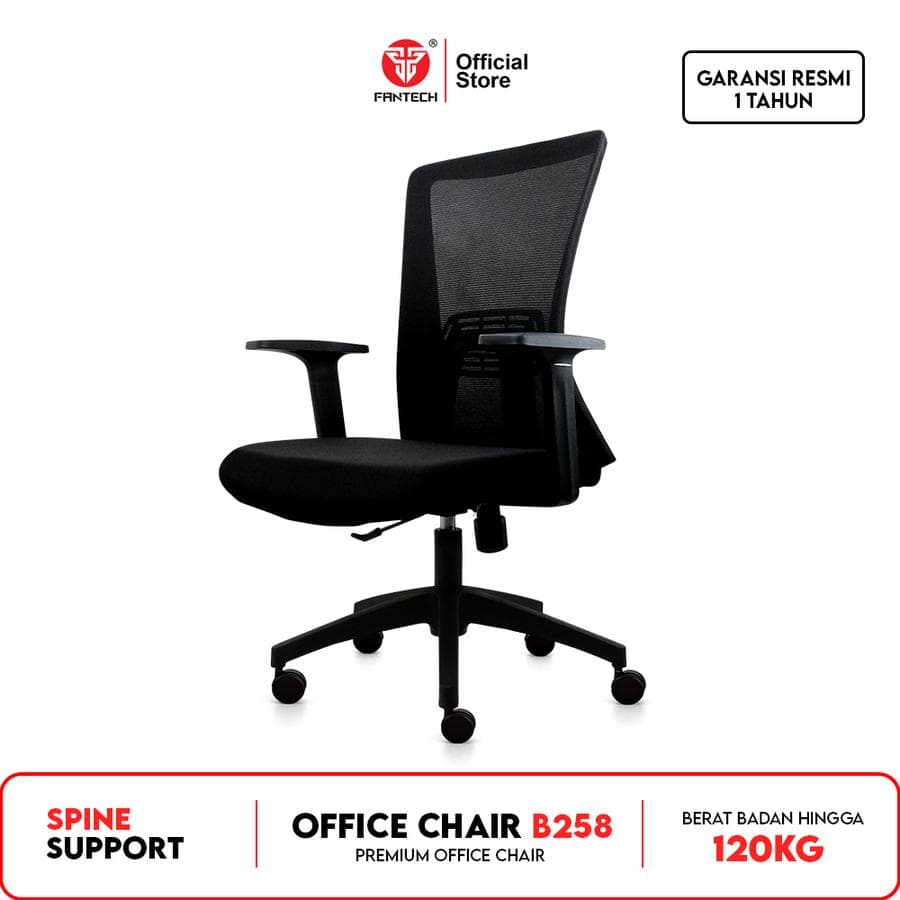 KURSI FANTECH OFFICE CHAIR OCB-258 ERGONOMIS KURSI KERJA KANTOR