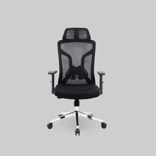 KURSI REXUS NC4 ERGONOMIC OFFICE CHAIR ADJUSTABLE HEADREST