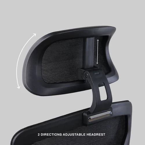 KURSI REXUS NC4 ERGONOMIC OFFICE CHAIR ADJUSTABLE HEADREST