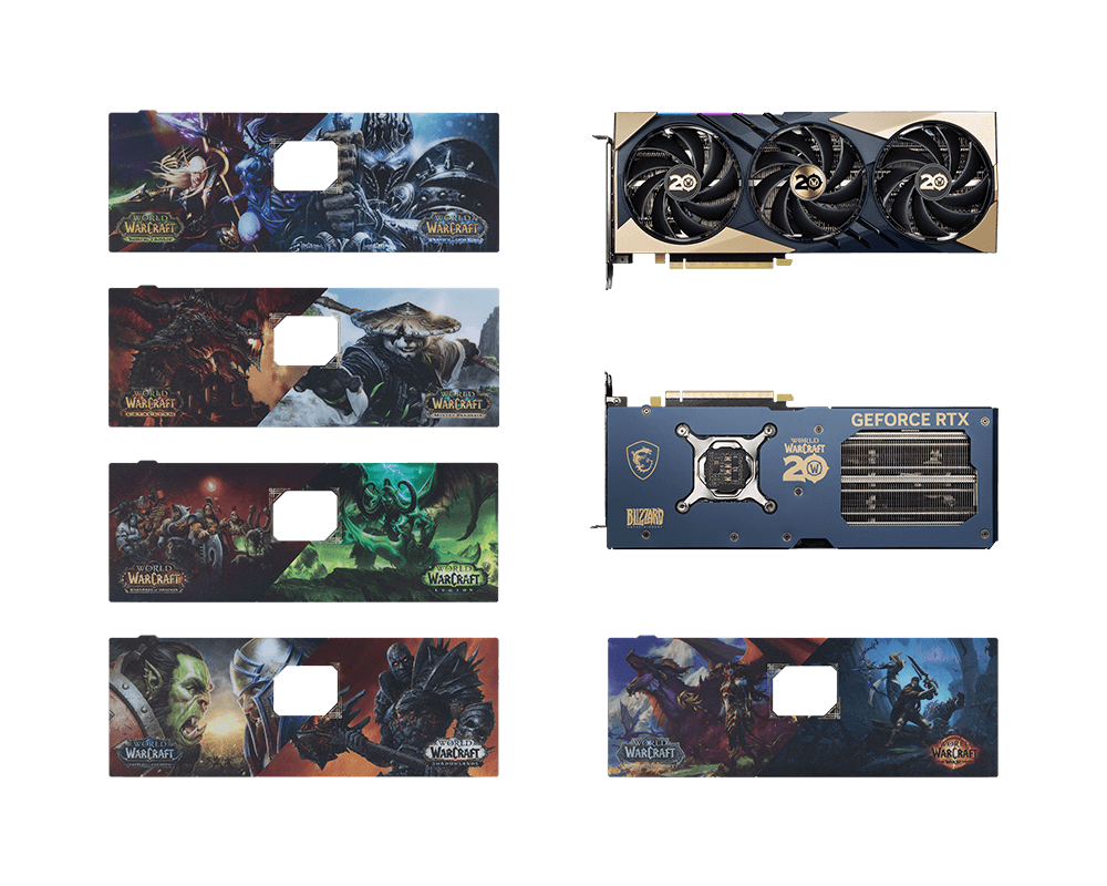 VGA CARD MSI RTX 4070 SUPER 12GB GAMING SLIM WORLD OF WARCRAFT EDITION GDDR6