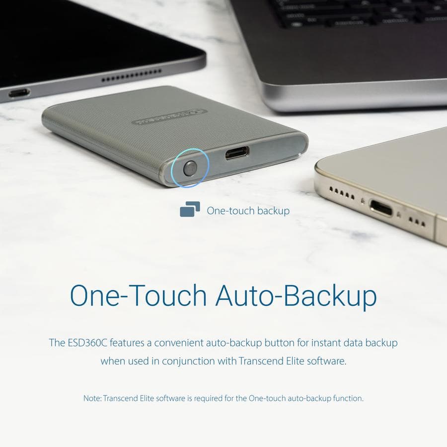 SSD EXTERNAL TRANSCEND ESD360C USB 3.2 GEN 2x2 (USB 20Gbps) - 1TB