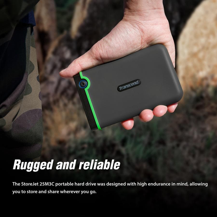 HARDISK EXTERNAL TRANSCEND M3 / M3S 1TB