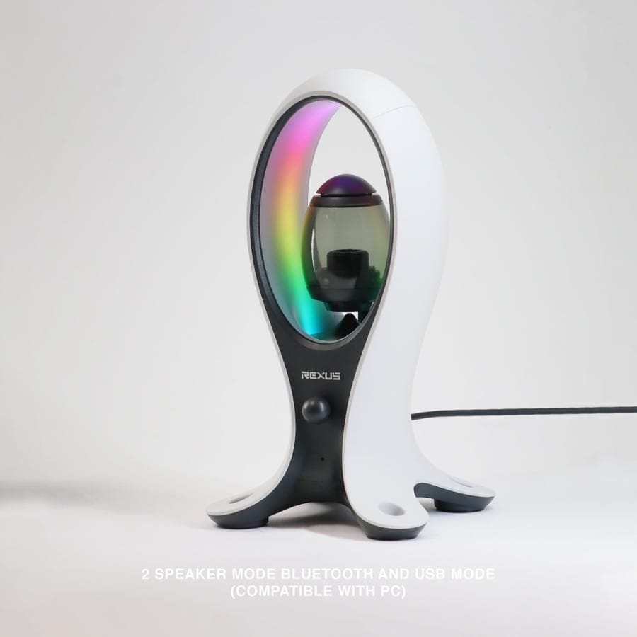 SPEAKER & HEADSET STAND REXUS ASTRO J4 RGB WITH USB HUB EXTENDER