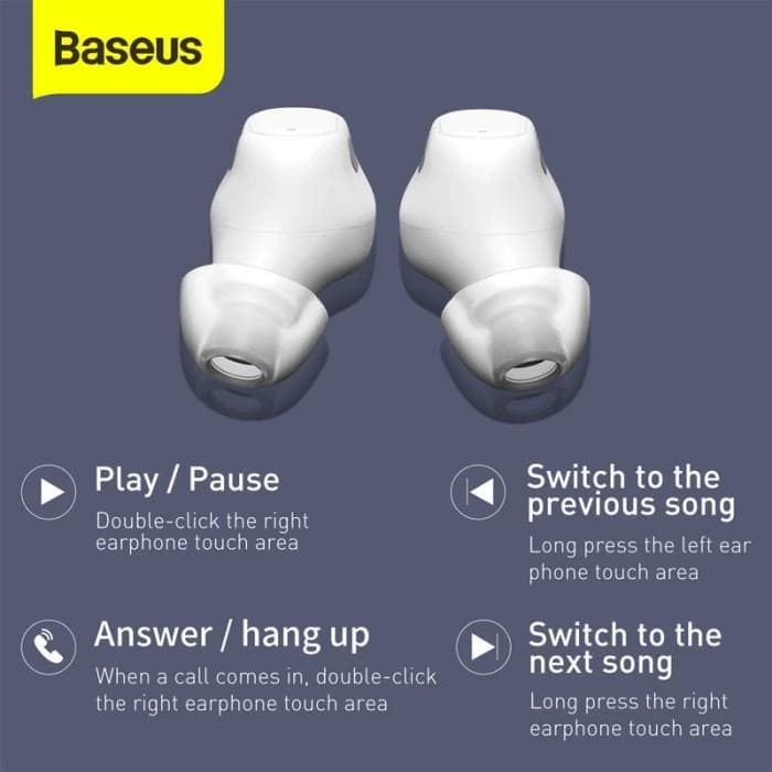 TWS BASEUS BOWIE WM01 TRUE WIRELESS EARPHONES