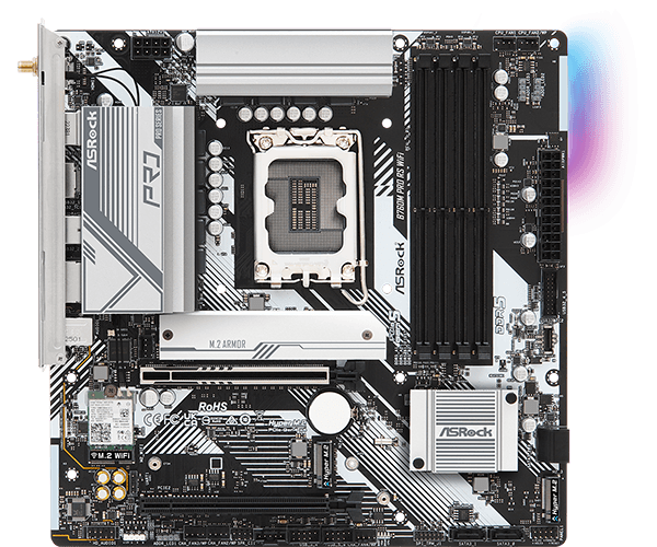 MOTHERBOARD ASROCK B760M Pro RS WiFi LGA1700 DDR5 - mATX