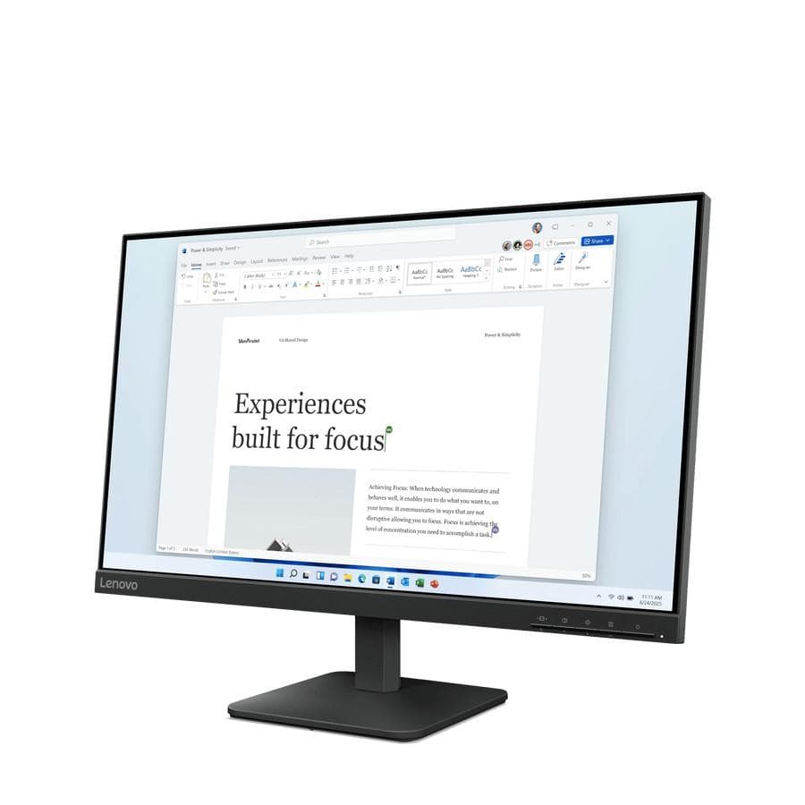 MONITOR LENOVO L24-4E 24" FLAT IPS FHD (1920x1080) 100Hz 99% sRGB