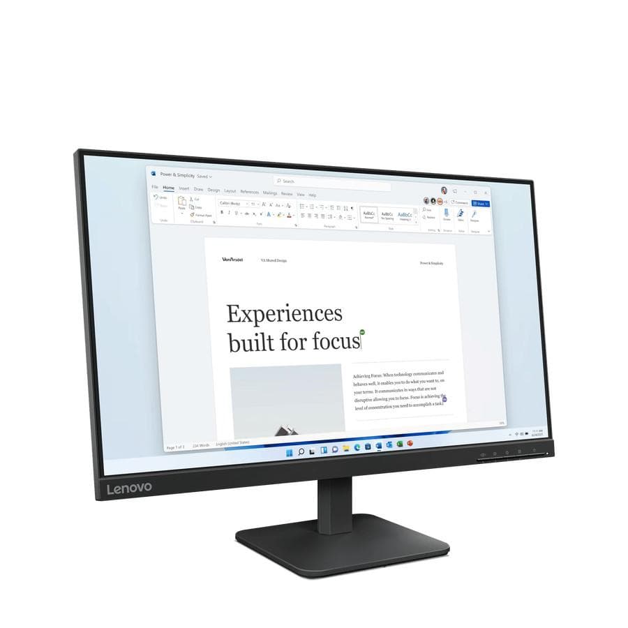MONITOR LENOVO L24-4E 24" FLAT IPS FHD (1920x1080) 100Hz 99% sRGB