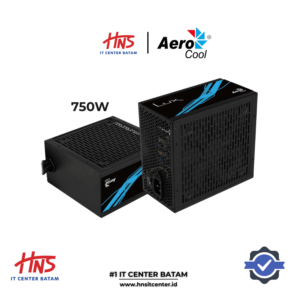 POWER SUPPLY AEROCOOL LUX 750W 80+ BRONZE - NON MODULAR