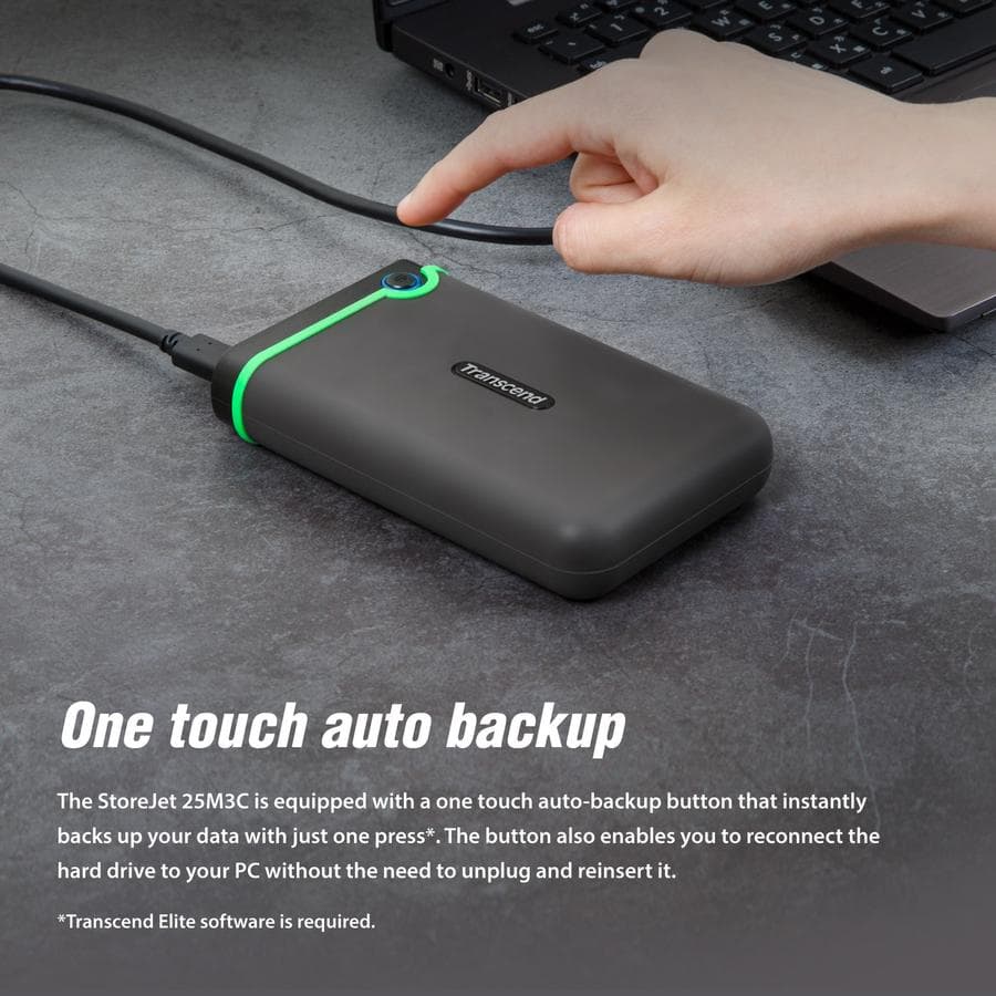HARDISK EXTERNAL TRANSCEND M3 / M3S 1TB