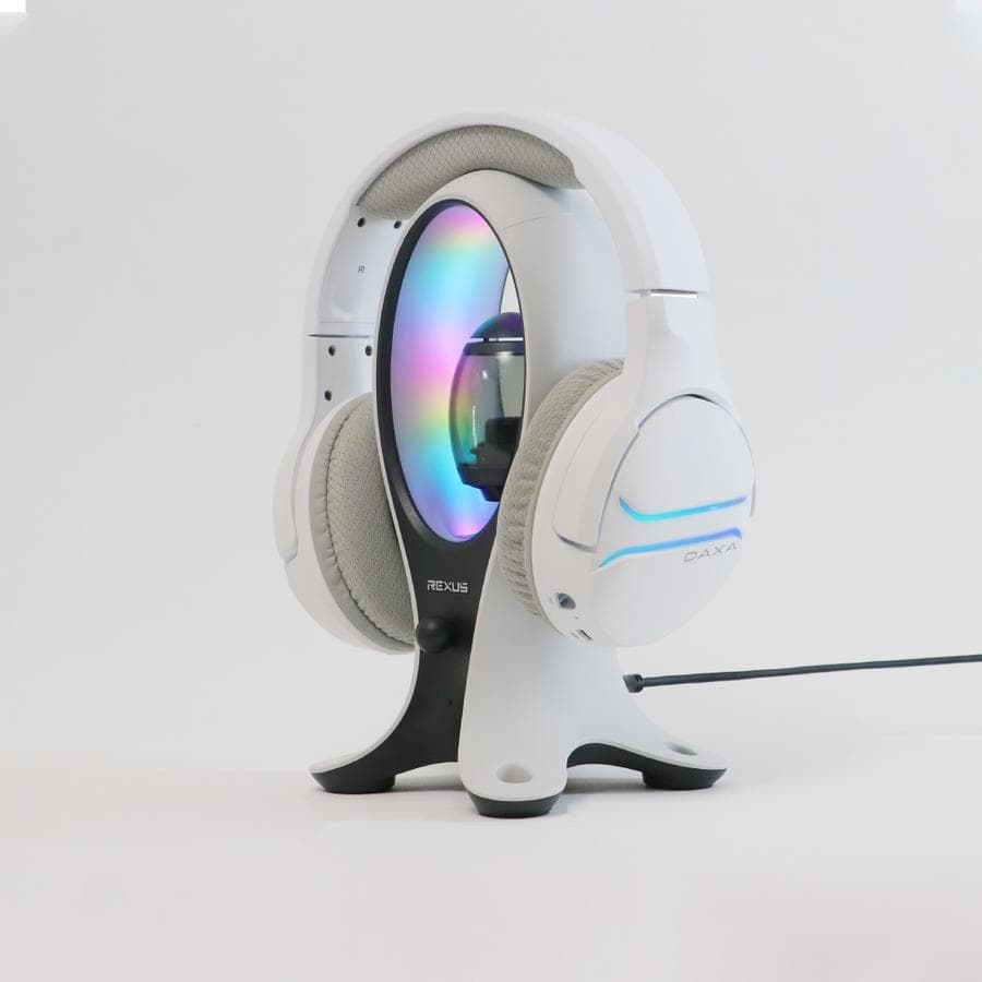 SPEAKER & HEADSET STAND REXUS ASTRO J4 RGB WITH USB HUB EXTENDER