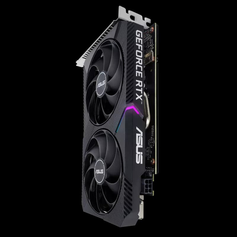 VGA CARD ASUS DUAL GEFORCE RTX 3050 V2 OC 8GB GDDR6