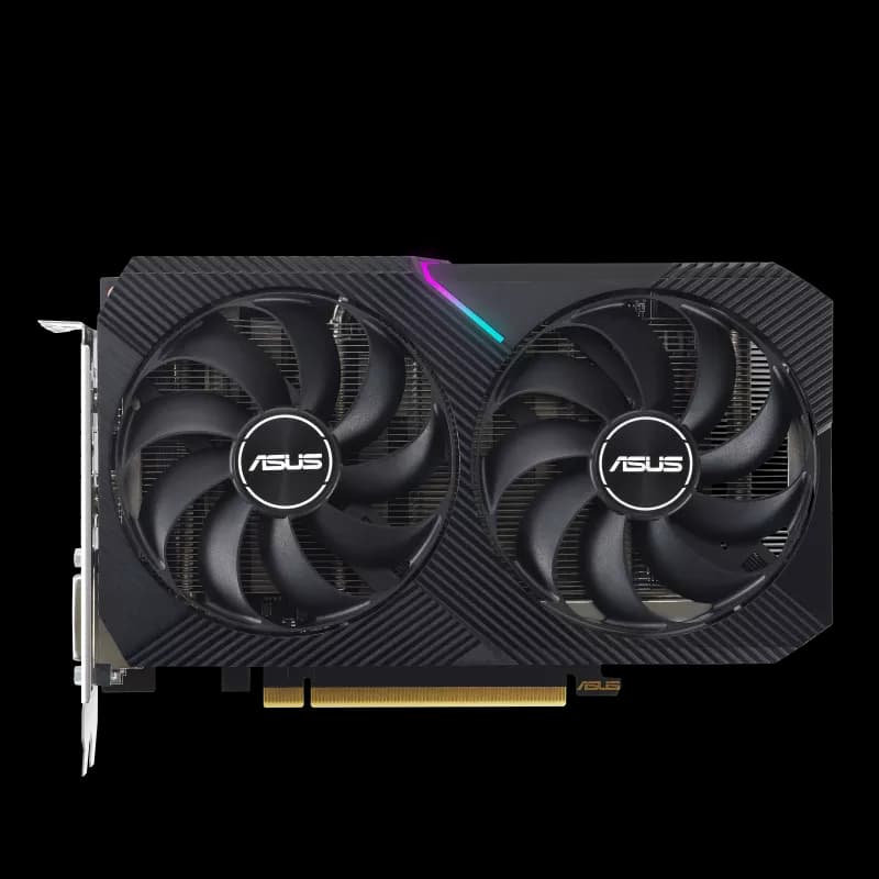 VGA CARD ASUS DUAL GEFORCE RTX 3050 V2 OC 8GB GDDR6